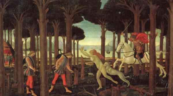 Sandro Botticelli The Story of Nastagio degli Onesti Spain oil painting art